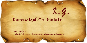 Keresztyén Godvin névjegykártya
